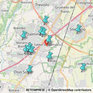 Mappa Via Levate, 24044 Dalmine BG, Italia (1.95692)