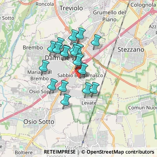 Mappa Via Levate, 24044 Dalmine BG, Italia (1.368)