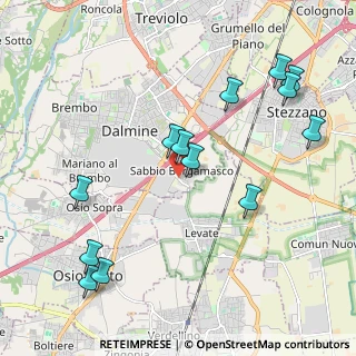 Mappa Via Levate, 24044 Dalmine BG, Italia (2.33308)