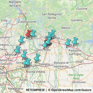 Mappa Via Levate, 24044 Dalmine BG, Italia (13.202)