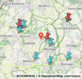 Mappa Strada Provinciale, 20883 Mezzago MB, Italia (2.20818)