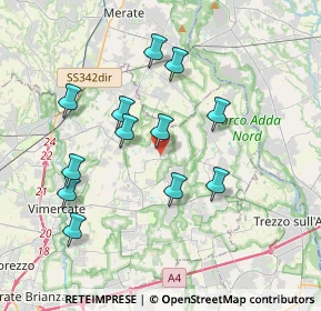 Mappa Strada Provinciale, 20883 Mezzago MB, Italia (3.53667)