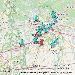 Mappa E64, 24044 Dalmine BG, Italia (5.60714)