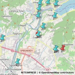 Mappa Via Parco Rimembranza, 25031 Capriolo BS, Italia (2.81)