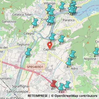 Mappa Via Parco Rimembranza, 25031 Capriolo BS, Italia (2.8295)