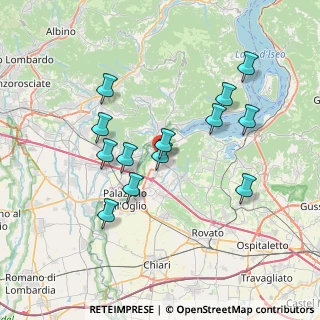Mappa Via Parco Rimembranza, 25031 Capriolo BS, Italia (6.79385)