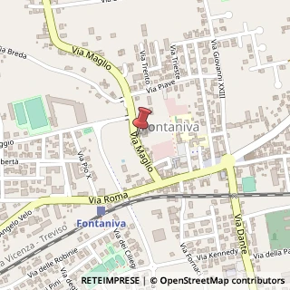 Mappa Via Maglio, 26, 35014 Fontaniva, Padova (Veneto)