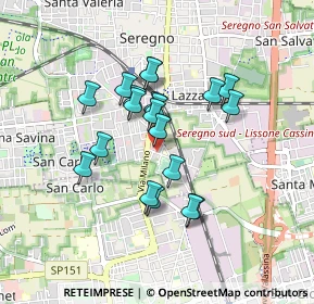 Mappa Via Antonio Gramsci, 20831 Seregno MB, Italia (0.693)