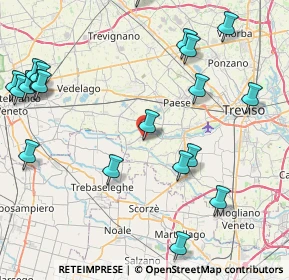 Mappa Via Piero Gobetti, 31050 Morgano TV, Italia (10.6535)