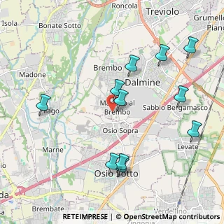 Mappa Via Tiraboschi, 24044 Dalmine BG, Italia (2.17545)