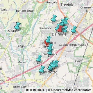 Mappa Via Tiraboschi, 24044 Dalmine BG, Italia (1.976)