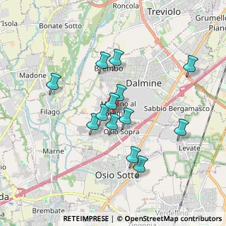 Mappa Via Tiraboschi, 24044 Dalmine BG, Italia (1.55615)