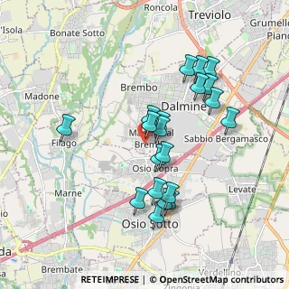Mappa Via Tiraboschi, 24044 Dalmine BG, Italia (1.701)