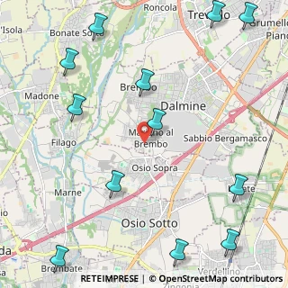 Mappa Via Tiraboschi, 24044 Dalmine BG, Italia (3.04)