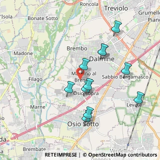 Mappa Via Tiraboschi Gerolamo, 24044 Dalmine BG, Italia (1.79091)