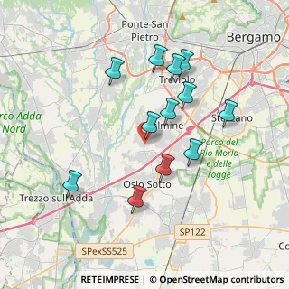 Mappa Via Tiraboschi, 24044 Dalmine BG, Italia (3.455)