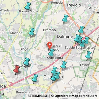 Mappa Via Meucci, 24044 Dalmine BG, Italia (2.6945)