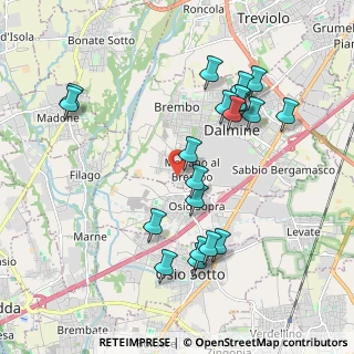 Mappa Via Meucci, 24044 Dalmine BG, Italia (2.0195)