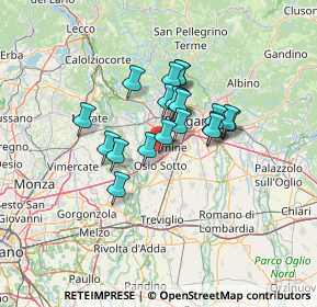 Mappa Via Raspalupo, 24044 Dalmine BG, Italia (9.3665)