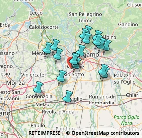 Mappa Via Raspalupo, 24044 Dalmine BG, Italia (10.71895)