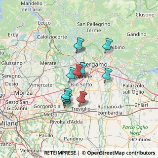 Mappa Via Meucci, 24044 Dalmine BG, Italia (9.97667)