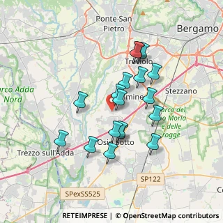 Mappa Via Meucci, 24044 Dalmine BG, Italia (3.03611)