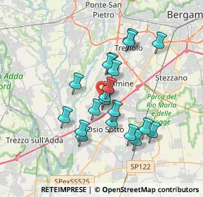 Mappa Via Raspalupo, 24044 Dalmine BG, Italia (2.958)