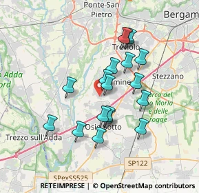 Mappa Via Raspalupo, 24044 Dalmine BG, Italia (3.03611)