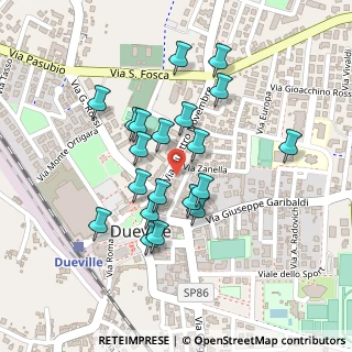 Mappa Via Giacomo Zanella, 36031 Dueville VI, Italia (0.197)