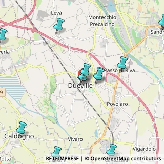 Mappa Via Giacomo Zanella, 36031 Dueville VI, Italia (2.65538)