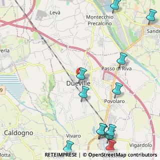 Mappa Via Giacomo Zanella, 36031 Dueville VI, Italia (3.06083)