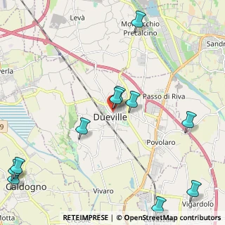 Mappa Via Giacomo Zanella, 36031 Dueville VI, Italia (2.85818)