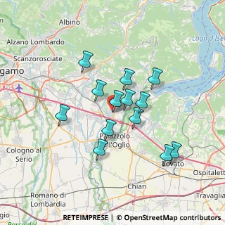 Mappa Via S. Rocco, 24064 Castelli Calepio BG, Italia (5.77154)