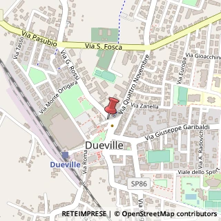 Mappa Via G. Rossi, 3, 36031 Dueville, Vicenza (Veneto)