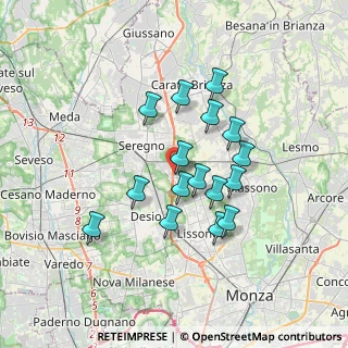 Mappa AL PIANO TERRA a fianco alla discoteca Le Le Bahia, 20851 Lissone MB, Italia (2.90813)