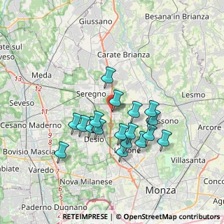 Mappa AL PIANO TERRA a fianco alla discoteca Le Le Bahia, 20851 Lissone MB, Italia (3.02611)