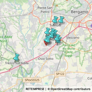 Mappa Via Osio, 24044 Dalmine BG, Italia (2.39545)