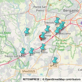 Mappa Via Osio, 24044 Dalmine BG, Italia (3.57091)
