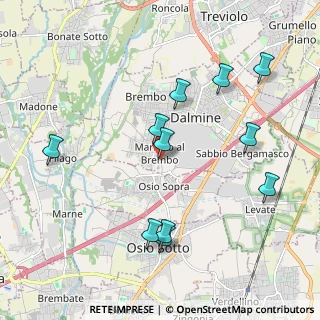 Mappa Via Osio, 24044 Dalmine BG, Italia (2.10273)