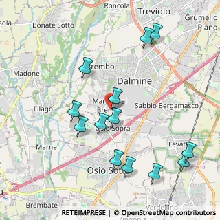 Mappa Via Osio, 24044 Dalmine BG, Italia (2.16692)