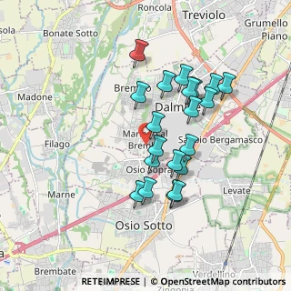 Mappa Via Osio, 24044 Dalmine BG, Italia (1.568)