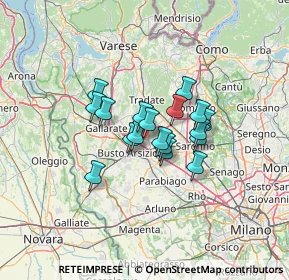 Mappa Via Raimondi, 21055 Gorla Minore VA, Italia (8.55556)