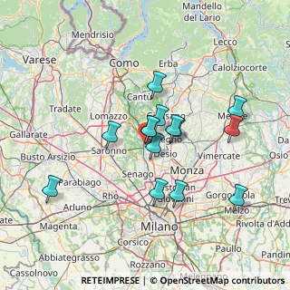 Mappa Via Confalonieri, 20811 Cesano Maderno MB, Italia (11.82214)