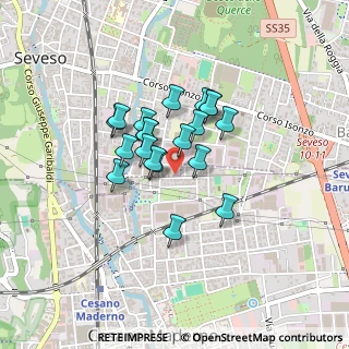 Mappa Via Confalonieri, 20811 Cesano Maderno MB, Italia (0.3015)