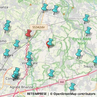 Mappa Via Pietro Rogorini, 20886 Aicurzio MB, Italia (6.571)