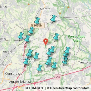 Mappa Via Pietro Rogorini, 20886 Aicurzio MB, Italia (4.0595)
