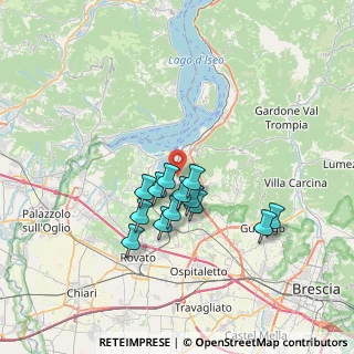 Mappa Via Ulivi, 25050 Provaglio d'Iseo BS, Italia (5.71462)