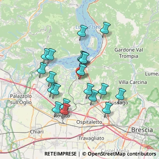 Mappa Via Ulivi, 25050 Provaglio d'Iseo BS, Italia (6.8235)