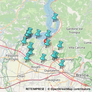 Mappa Via Ulivi, 25050 Provaglio d'Iseo BS, Italia (6.65588)