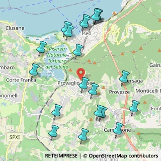 Mappa Via Ulivi, 25050 Provaglio d'Iseo BS, Italia (2.5255)